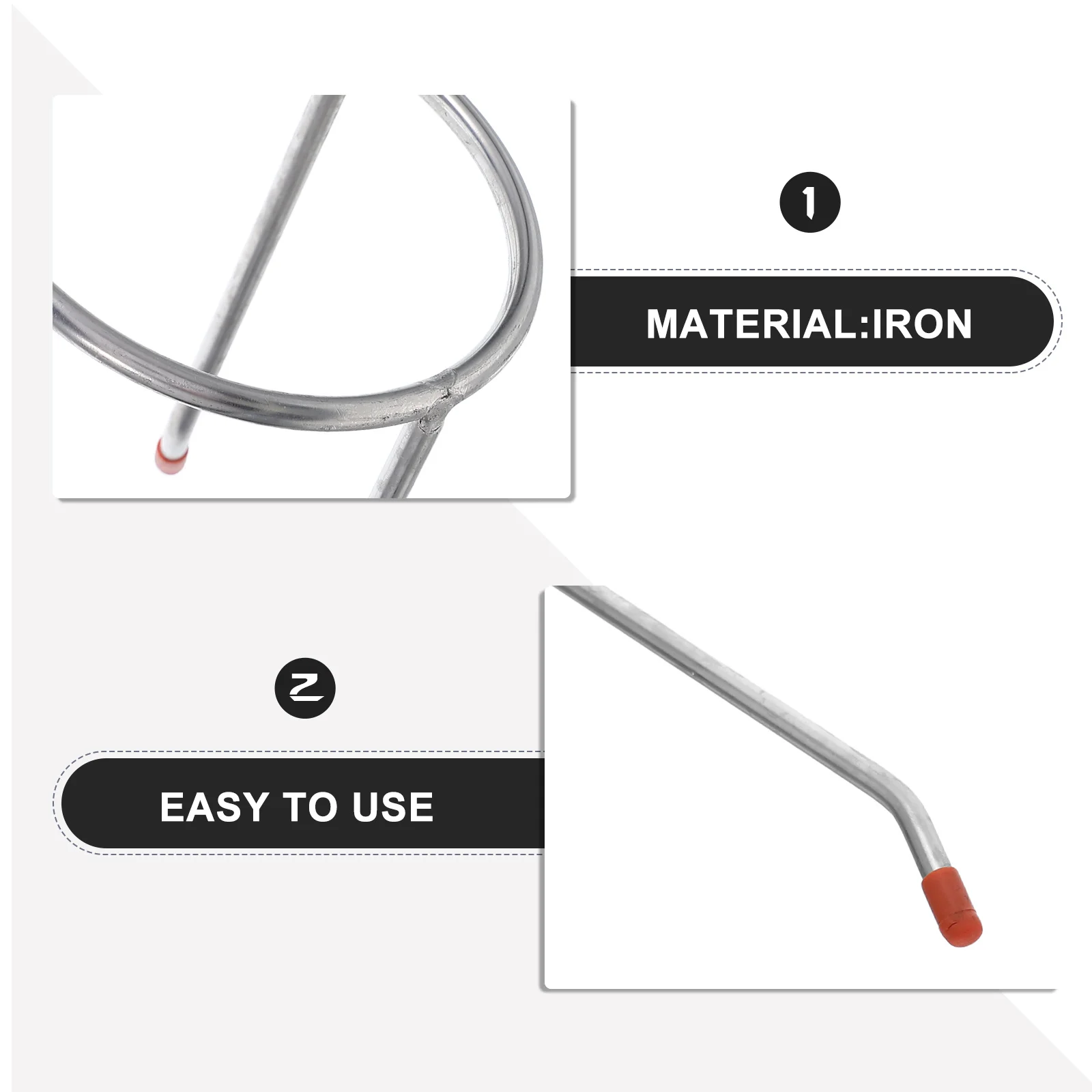 حامل ثلاثي القوائم للمختبر دعم معدني عالي التحمل لقارورة الموقد بنسن تجربة الكيمياء علوم معدات المختبرات المدرسية #3