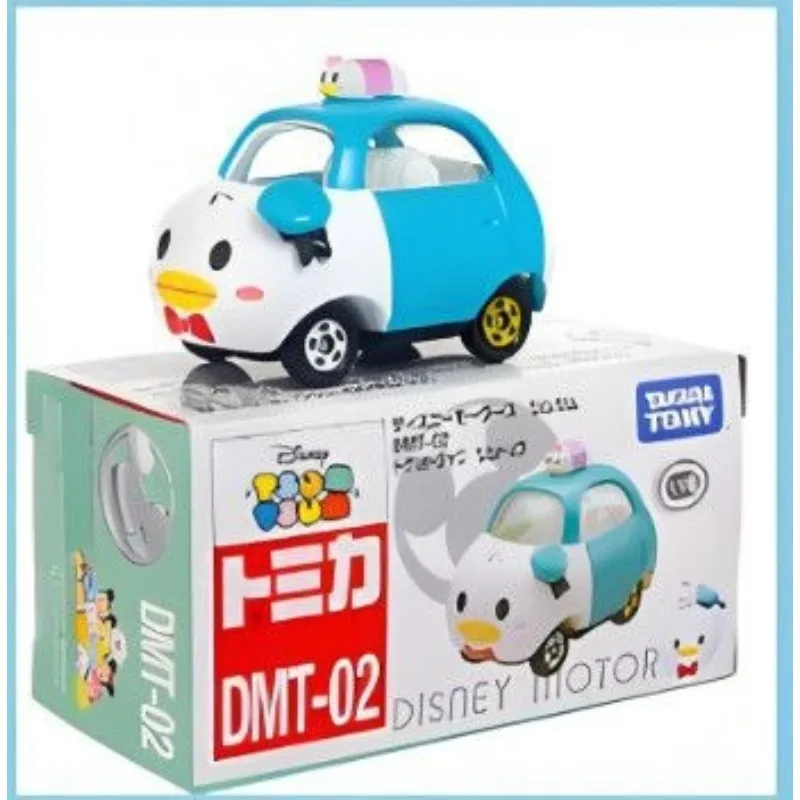 TAKARA TOMY coche de simulación de aleación modelo Pato Donald juguete coleccionable regalo para niñas TOMY Dream Car