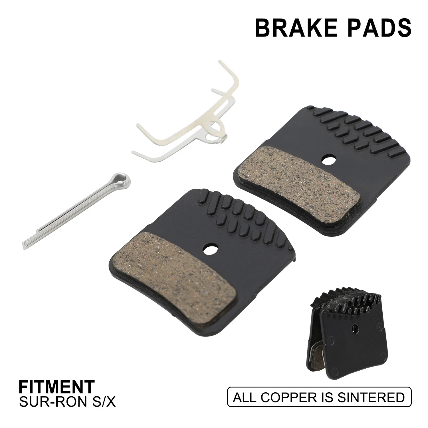 

High-Quality All-Copper Sintered Brake Pads for Light Bee S/X Motorcycles