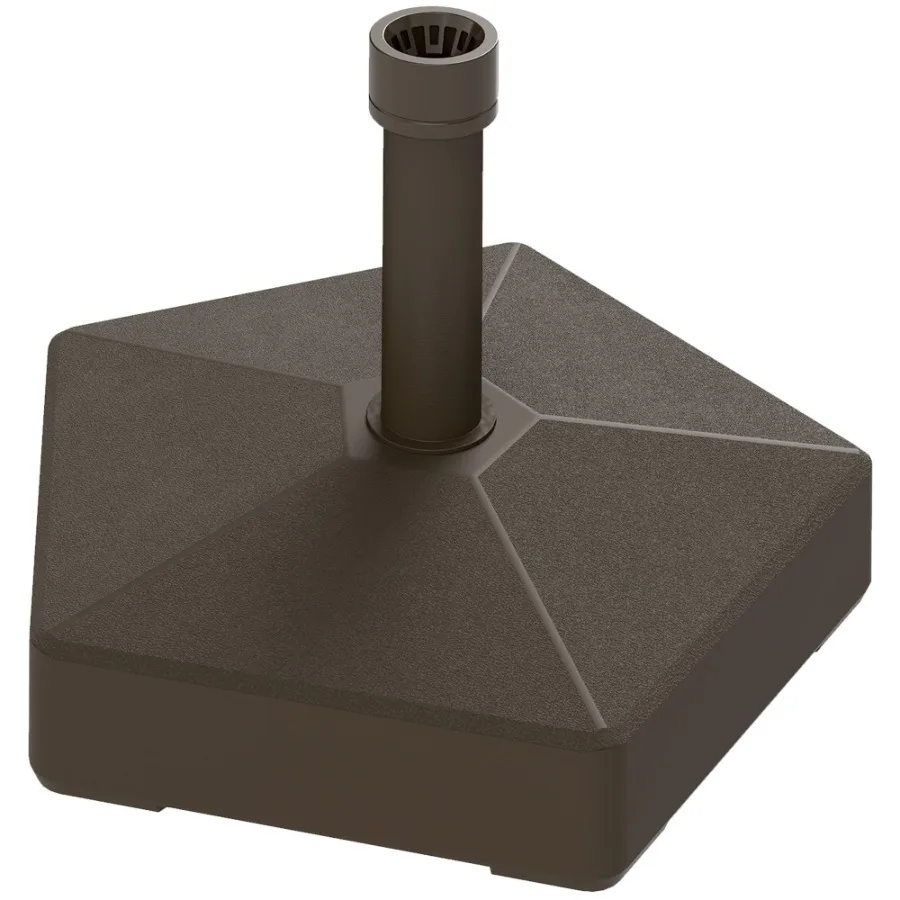

Patio Umbrella Base Holder Heavy Duty Outdoor Umbrella Stand Base Filled Up to 42lbs with Stand or 33lbs with Water for Garden