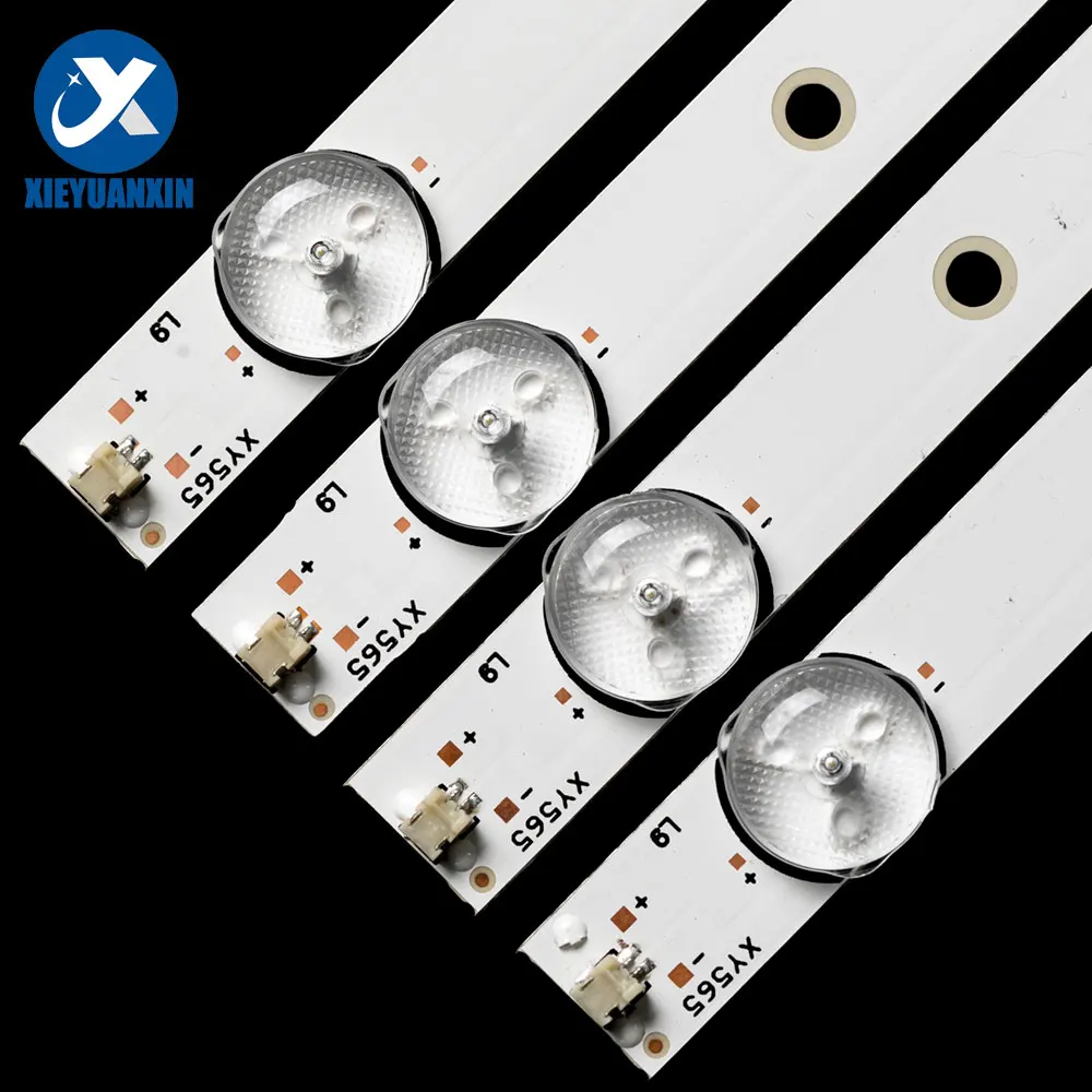 4Pcs/set 50in 960mm LED Backlight Strip for MS-L1255 V7 50''9led HL-00500A30-0901S-04 K50DLX9US PU50S7XL CX500DLEDEM MS-L1255 V7