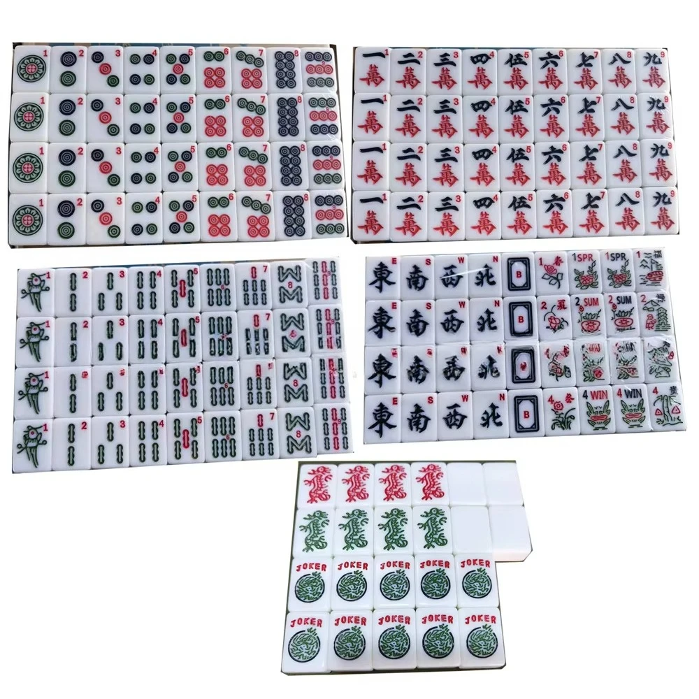Mahjong Customized Taiwan, Malaysia, Japan, Cartoon, United States, Singapore Mahjong, Melamine Jade Customized Mahjong