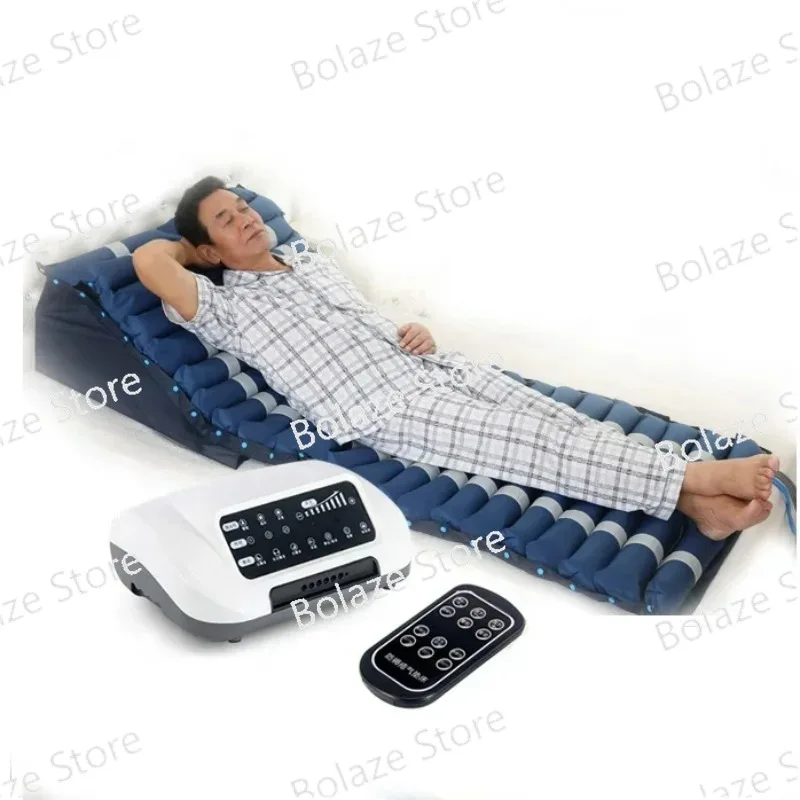 

High-end Remote Control Pressure Relief Air Pump Hospital Anti Bedsore Tubular Bubble Inflatable Medical Air Bed Mattress