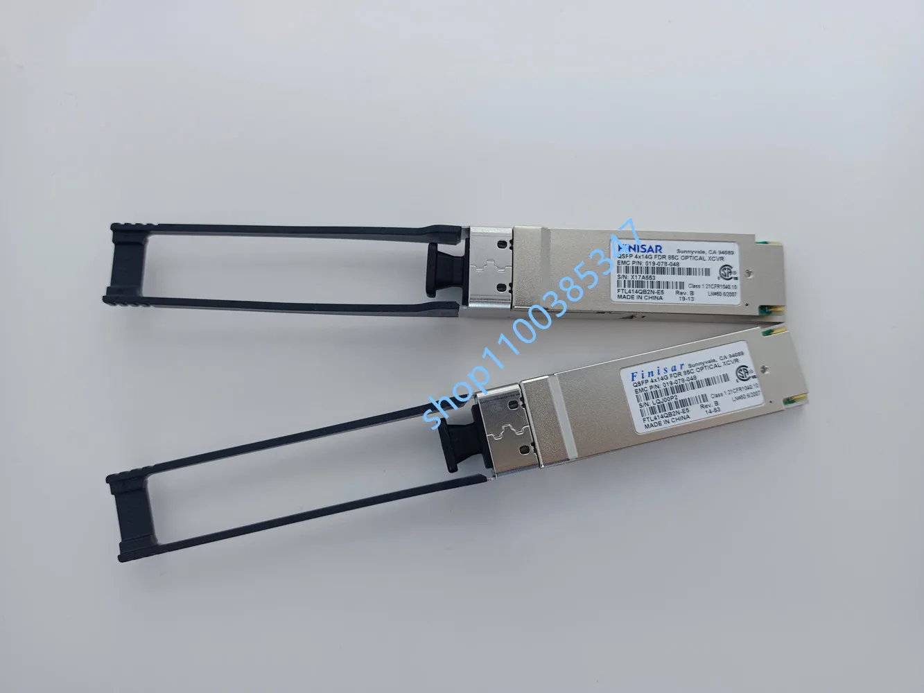 

Finisar 56g QSFP FTL414QB2N-E5 56Gb 850nm 100m 0 to 70°C QSFP 4x14G FDR 85C IBM switches fiber Module