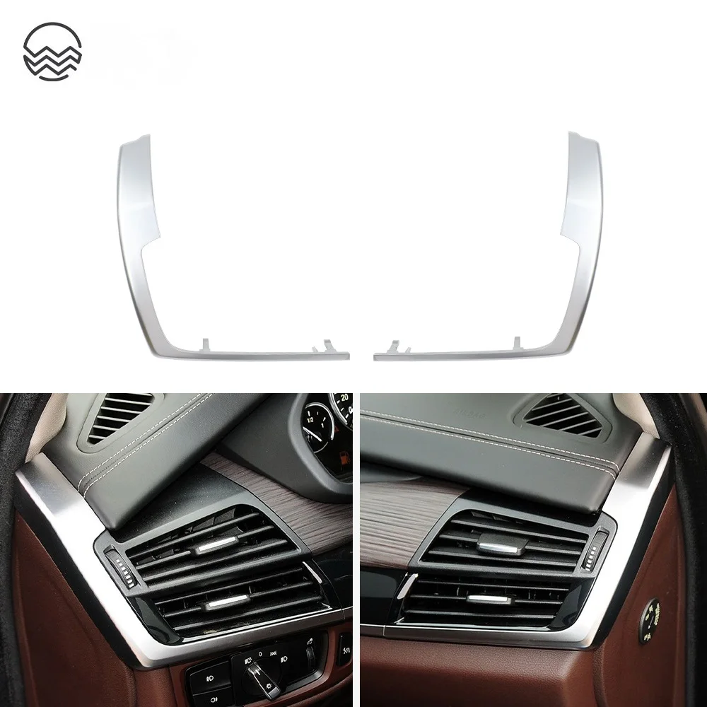 

Air Outlet Modification Plating Plate For BMW F15 F16 X5 X6 X5M X6M Front Center Reinforced Trim Strip Fresh Air Grille