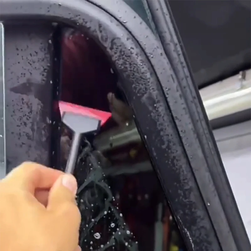 ALIWRAP Long Rubber Scraper Windshield Glass Water Remover Wiper PPF Squeegee Car Corner Cleaning Tool Window Film Tinting Tool