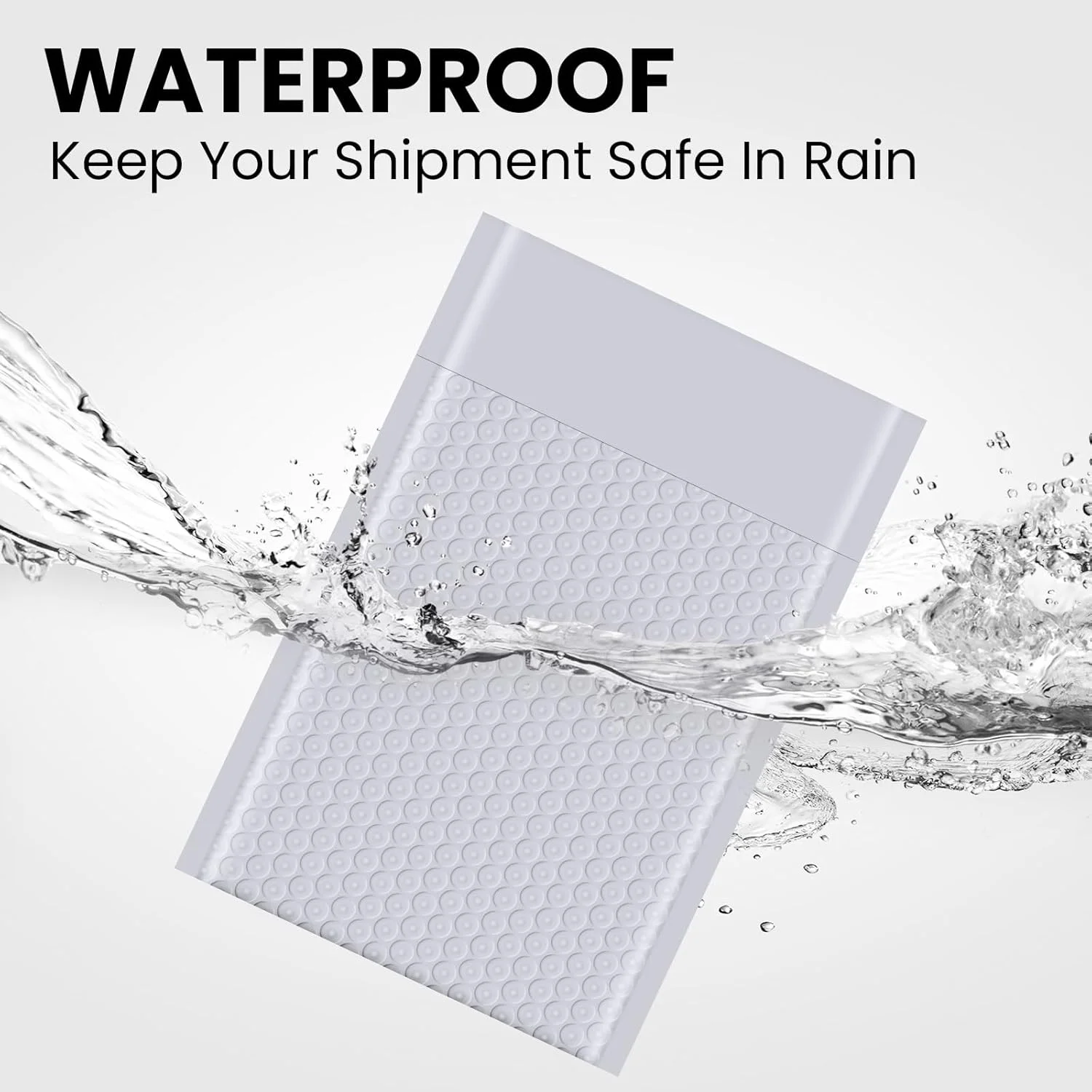 10Pcs Mailers Bag Waterproof Foam Adhesive Self Seal Packing Bag Plastic Bubble Envelopes Shipping Envelope Storage