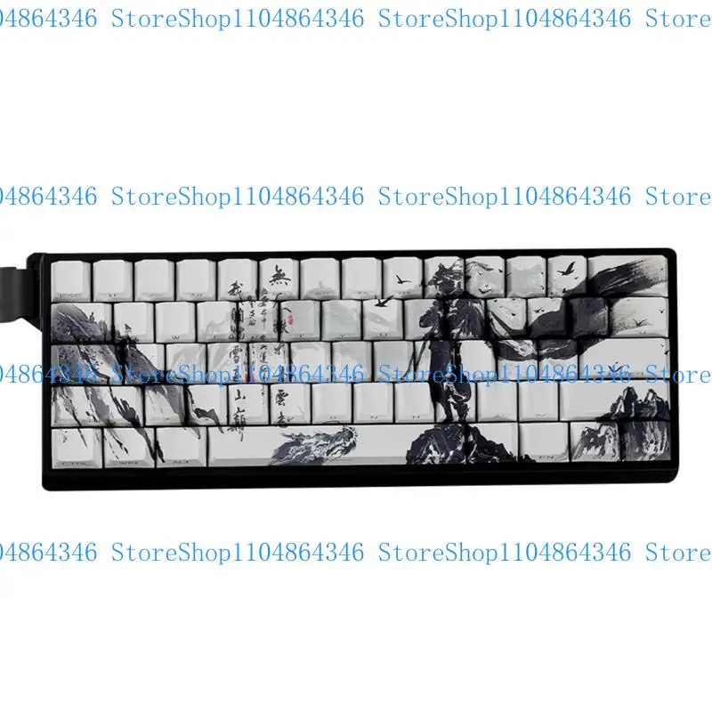 5ASD 60% 68% Mechanische toetsenborden KeyCaps PBT legendes Chusen Art ANSI s compatibel