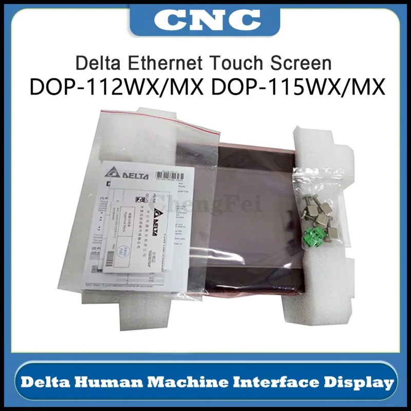 Cnc mais recente interface delta hmi DOP-W105B DOP-W127B DOP-W157B tipo ethernet tela de toque DOP-112WX DOP-112MX DOP-115WX DOP-115MX