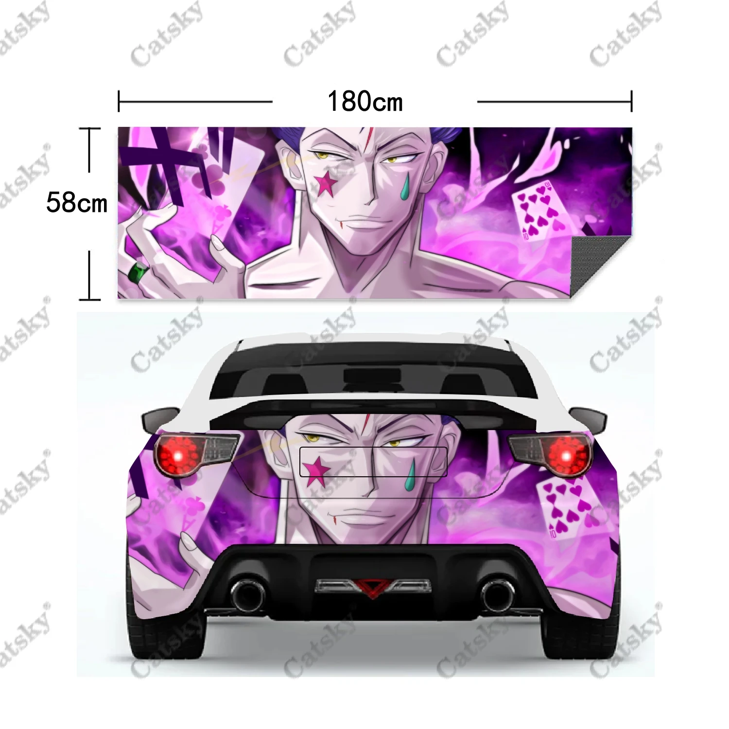 Hunter X Hunter anime Car stickers truck rear tail modification painting suitable for truck pain packaging accessories decals