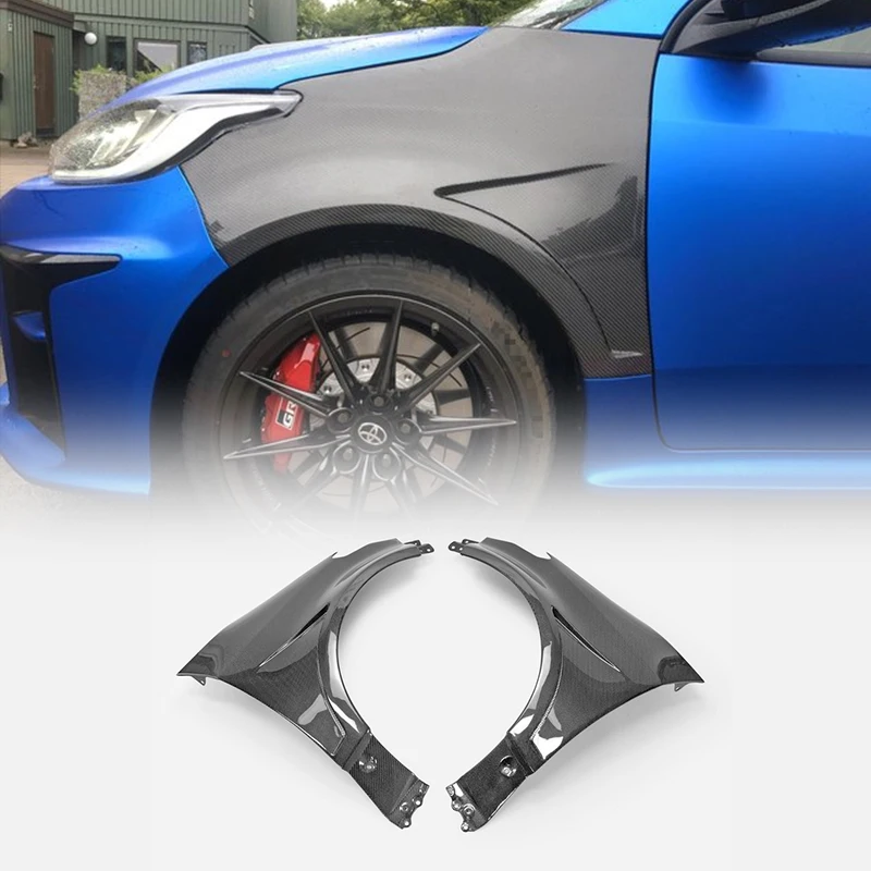 

For Toyota GR Yaris GXPA16 EPA Style Front Fenders - Carbon Fiber/Glass Fiber Widebody for G16E 1.6T 2020+ JDM