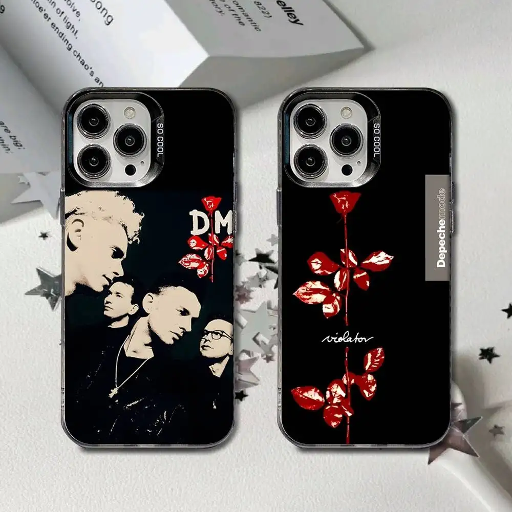 

Band D-Depeches M-Modes Phone Case For iPhone 16,15,14,13,12,11,8,7,Pro,Max,Plus,Mini,XS,SE Black Matte Hard