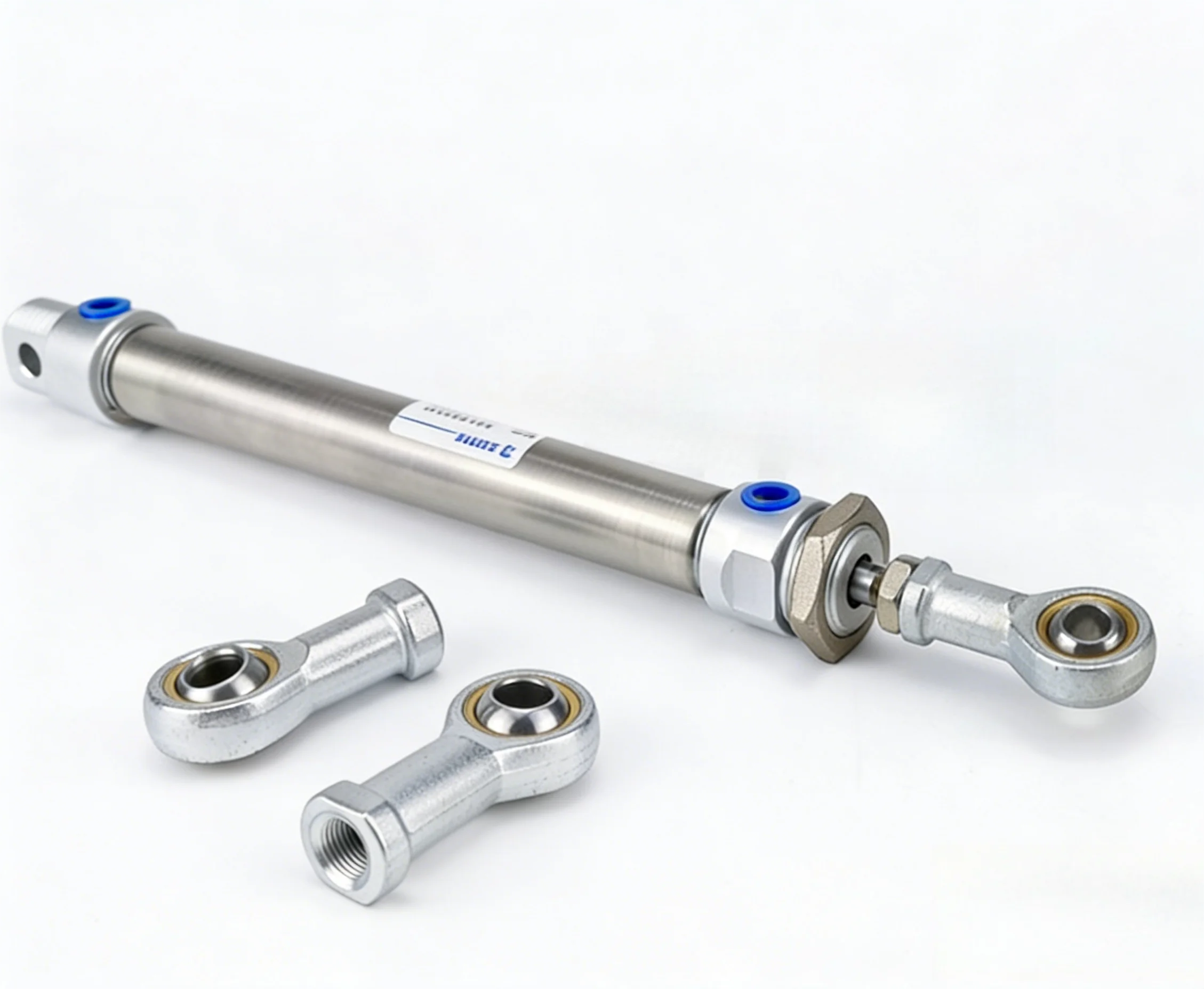 Rod Bearing Fish Eye Joint for Pneumatic Cylinder, Connecting Rod Joint Bearing Fitting M5/6/8/10 32/40/50 Pneumatic Accessories