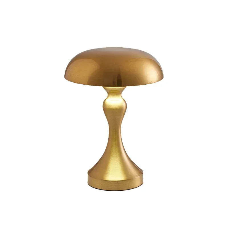 Personalized Design Mushroom Table Lamp Creative Living Room Atmosphere Light USB Charging Touch Bar Counter Small Night Light