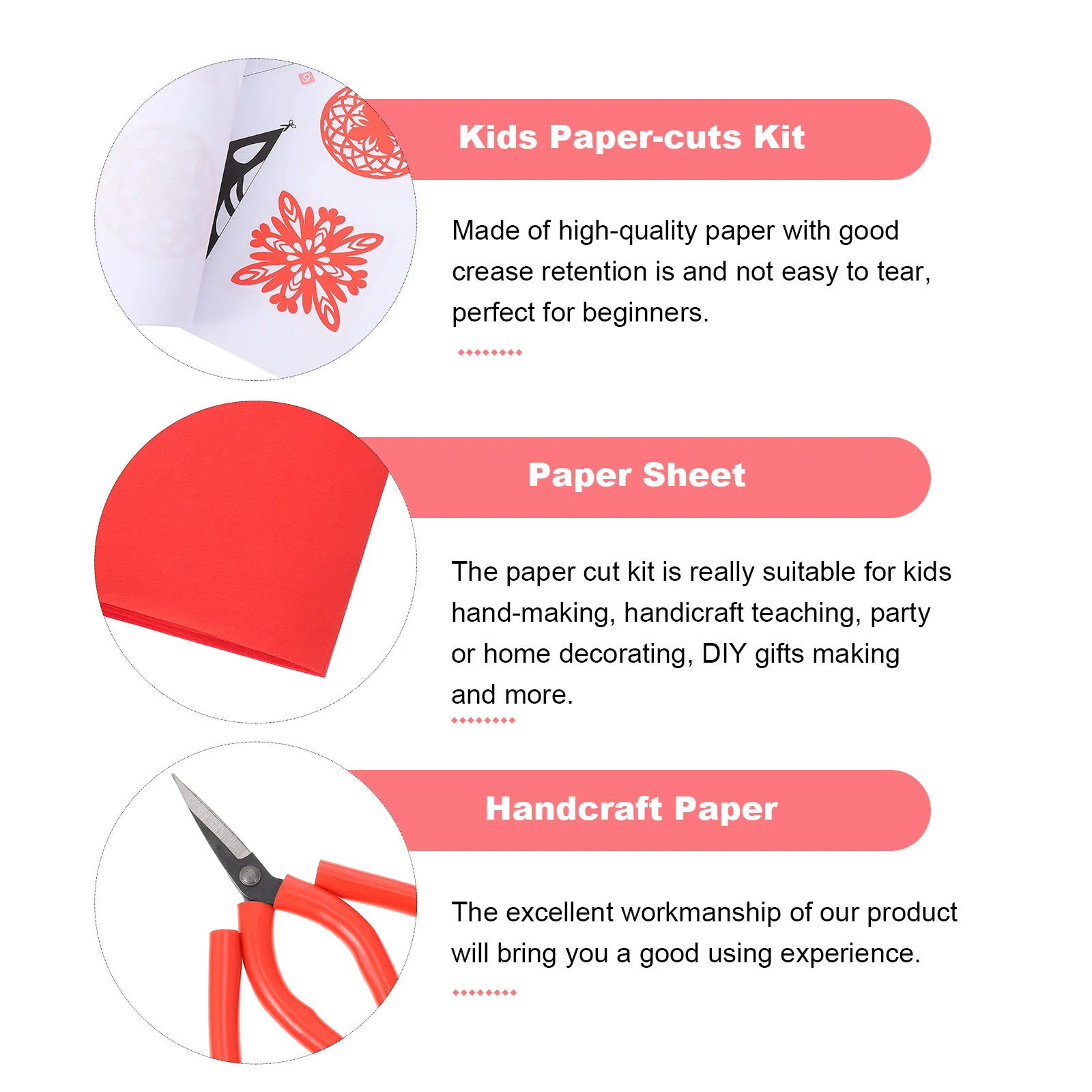 Paper Cut Window Grilles Origami Kids Craft Kit Children Cuttings DIY Folding Paper Sheets Drawing Toys Intelligence Activities