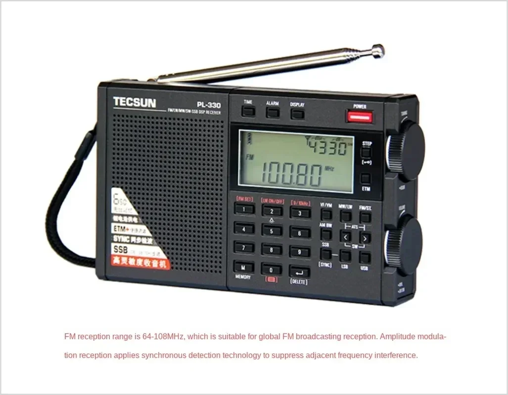 Tecsun PL-330 Radio FM /LW/SW/MW - SSB all-band Radio Tecsun pl330 Portable Radio