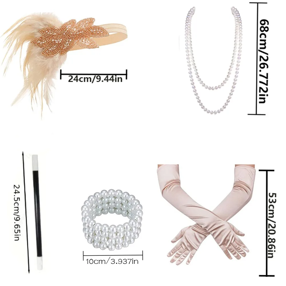 

PESENAR Vintage Dance Party Set in Champagne: Stylish Ensemble for Retro Dances, Formal Occasions & Celebrations