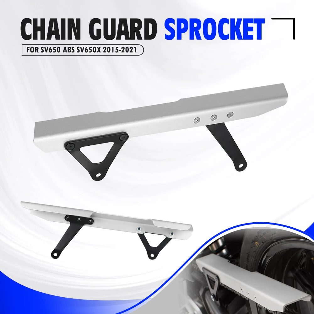 

FOR SUZUKI SV650 ABS SV650X 2017-2021 2020 2019 2018 Motorcycle Rear Sprocket Guard Chain Cover Protector Plate Parts SV650 X