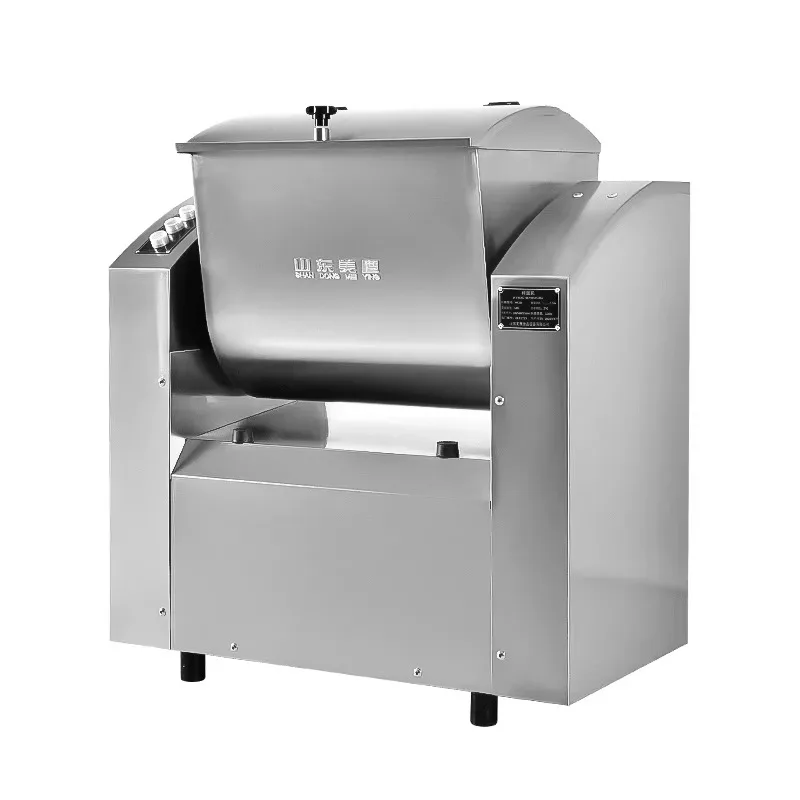 HMJ12.5 Stainless Steel 201 Automatic Industrial Bread Dough Mixer With Low Noise & Programmable Features For Catering Use