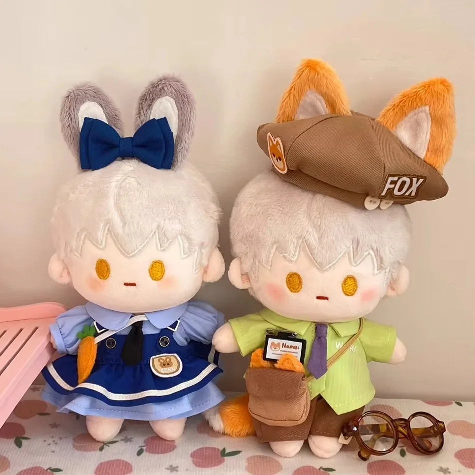 

Одежда для куклы с подвеской 17 см La Bubu Zootopia Judy Hopps Nick Wilde Kawaii, карнавальный костюм, комплект одежды, модные аксессуары для кукол, подарок