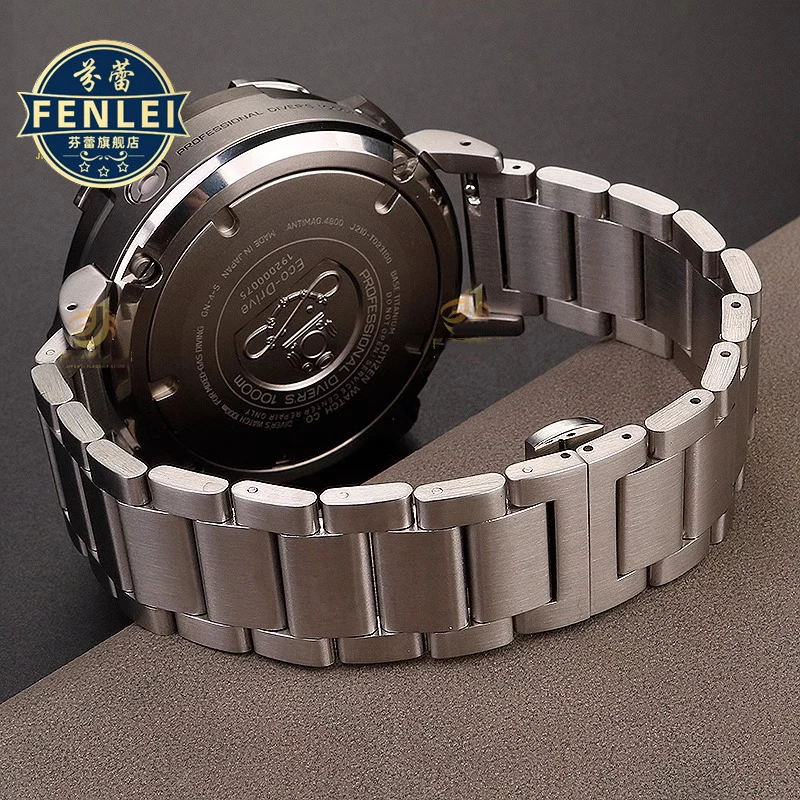 Correa de acero inoxidable para reloj Citizen Monster, adaptador de acero inoxidable para hombre, accesorios para reloj, BN7020-09E/17E