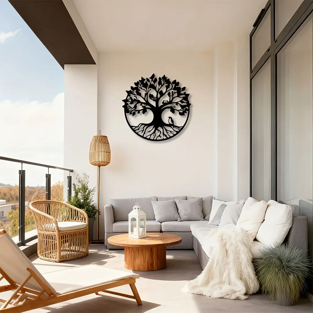 CIFBUY Metal Wall Art Forged Moose Iron Sculpture Home Decor Living Room Patio Hanging Ornament Souvenir Gift