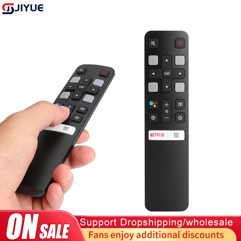 TV Remote Control RC802V JUR6 For TCL TV 65P8S 49S6800FS 49S6510FS 55P8S 55EP680 50P8S 49S6800FS 49S6510FS Without Voice