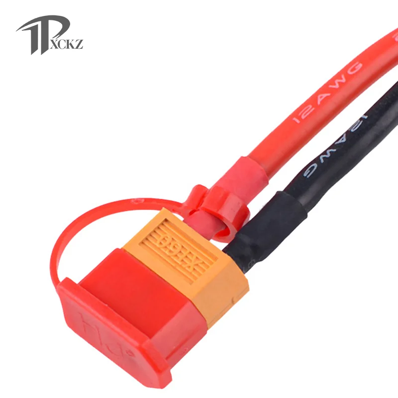 10Pcs XT60 Plug Rubber Terminal Insulated Protective Cover Caps Case Suitable For Rc Lipo Battery Red Orange Color