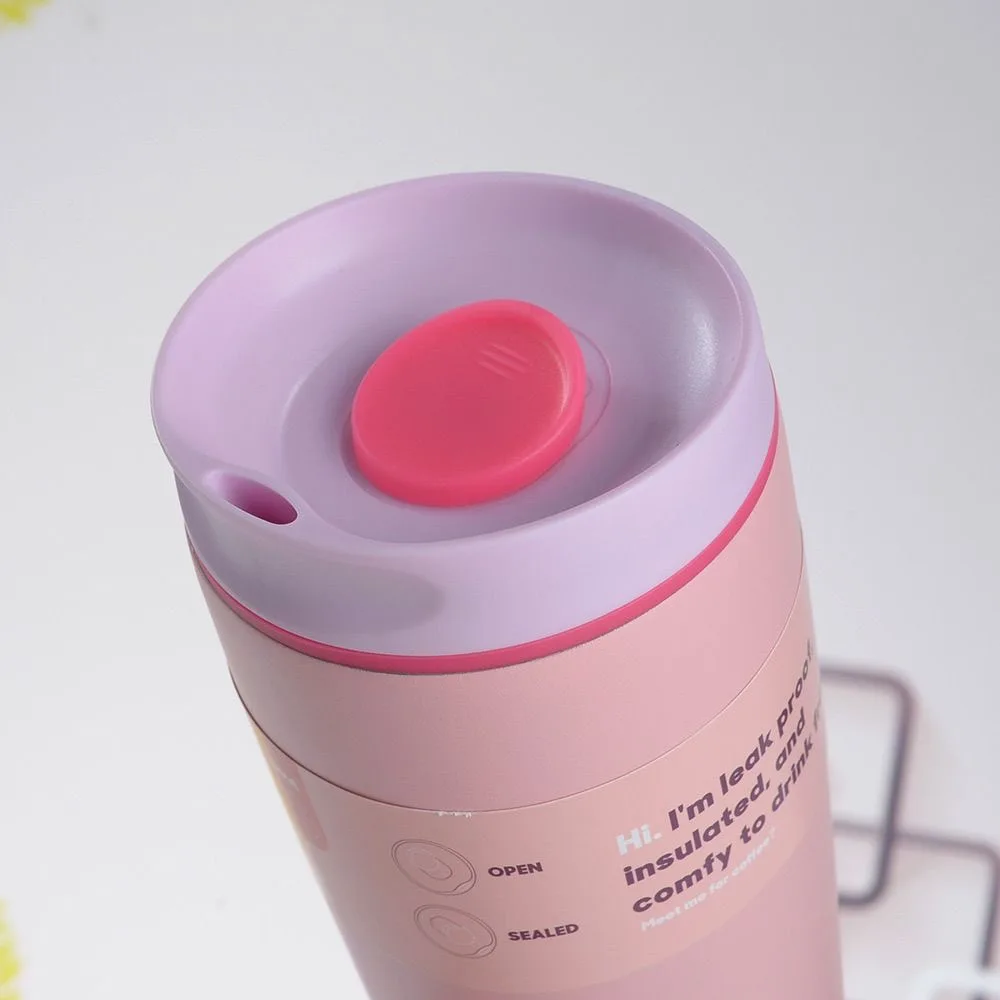 كوب قهوة 12/20 أونصة ترمس من الفولاذ المقاوم للصدأ كوب مفرغ بطبقة مزدوجة للمنزل والمكتب كوب ماء محمول #4