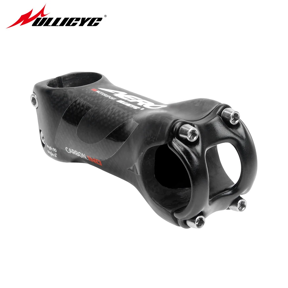 

ULLICYC 6/ 17 Degrees Mountain Bike Matte 3K Full Carbon Fibre Bicycle Stems Road 31.8*80-120mm Light MTB Parts LGC92