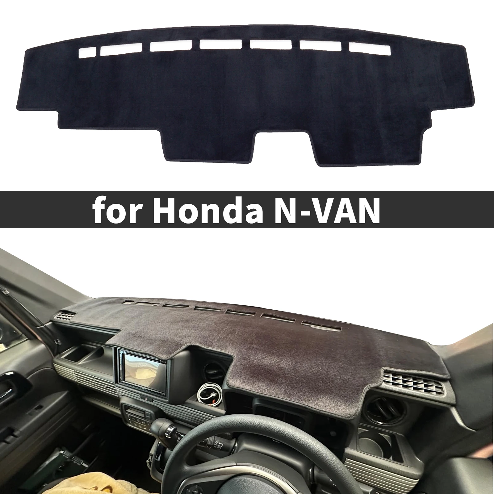 

fit for Honda N-VAN NVAN 2018-2025 JJ1 JJ2 RHD Car DashMat Sunshade Dashmat Dashboard Cover Pad Protective Carpet Accessories