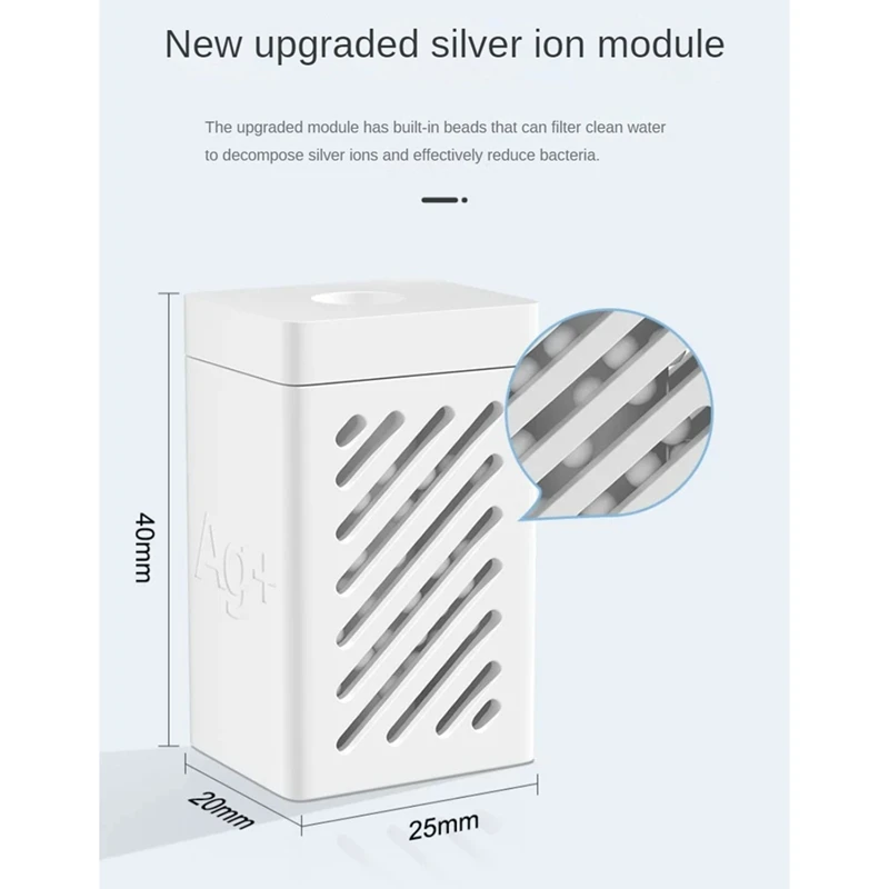 Tech Silver Ion pour Dreame Series Robot, Eau précieuse, Stérilisation des odeurs, Facile à utiliser, X10, S10, W10s, S20, X20, S10 Plus, 3 pièces