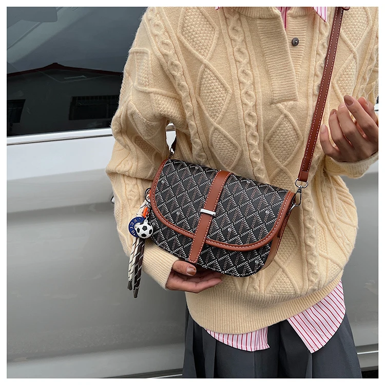 

2025 New High-end Luxury Brand Ladies Leather Shoulder Bag Famous Designer Paris Casual Elegant