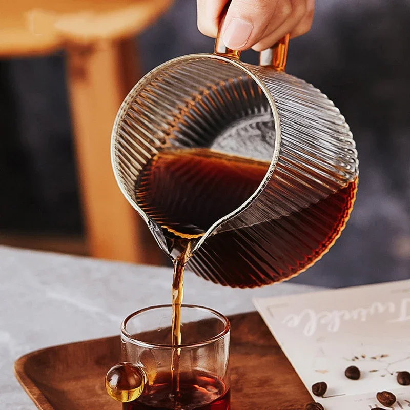 Glass Coffee Pot Hand Brewed Drip Pour Over Coffee Filter Holder Rack Filter Hand Brewed Filter Set