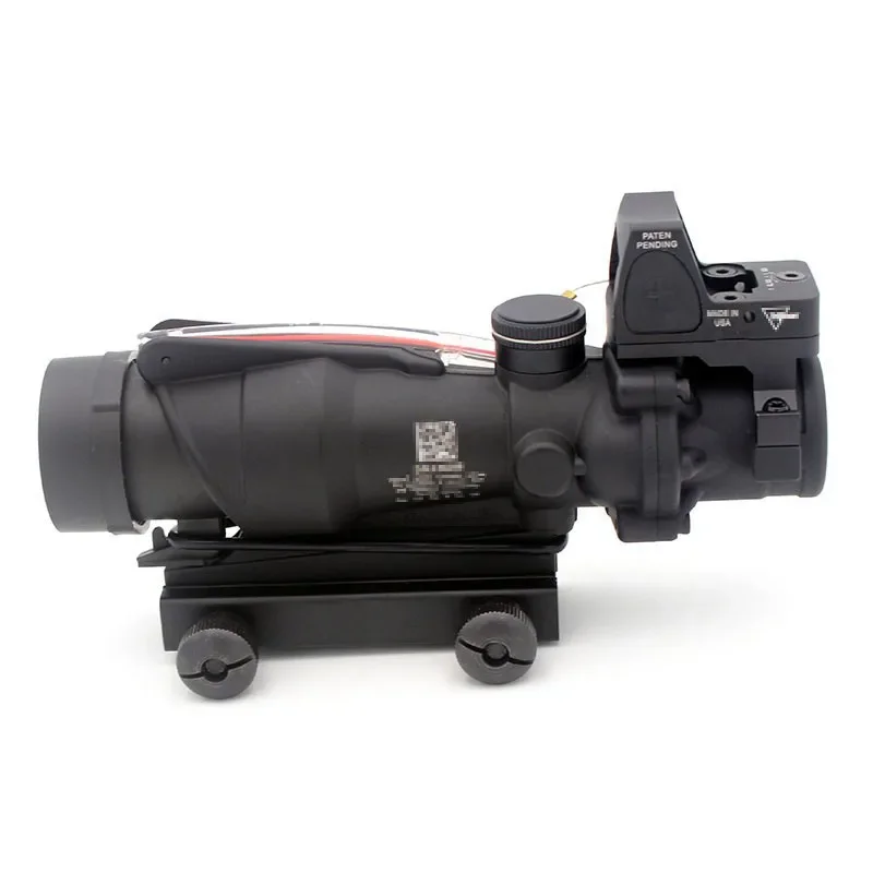 AOG&RMR 4X32 Optic Fiber Illuminated Scope W/ Original 3D Letter Markings Perfect Replica