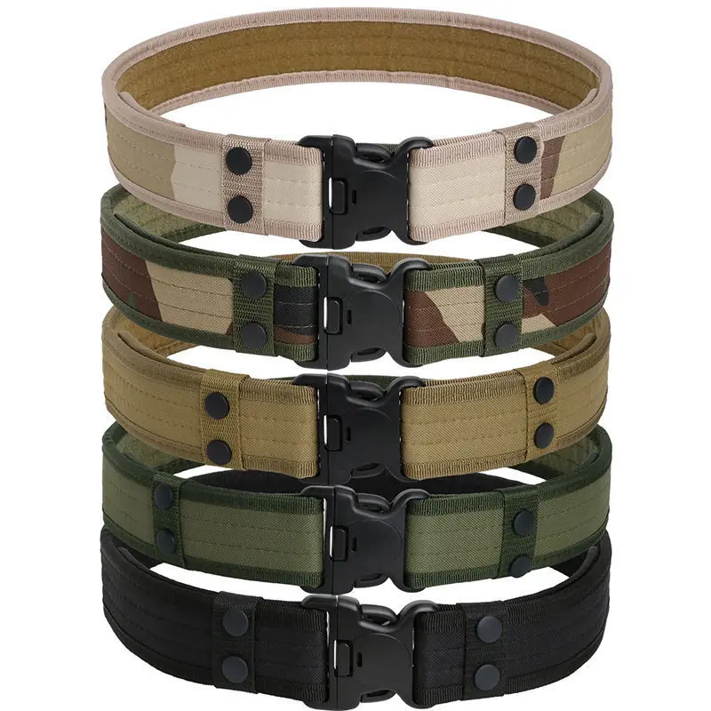 Outdoor Tactical Belt EVA Sponge Oxford Cloth Men Women Canvas Belt Military Fan Tactical Belt