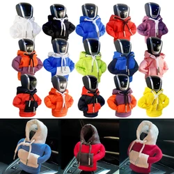 Hoodie Car Gear Shift Cover Fashion Gearshift Hoodie Car Gear Shift Knob Cover Manual Handle Gear Sweatshirt Change Lever Cover