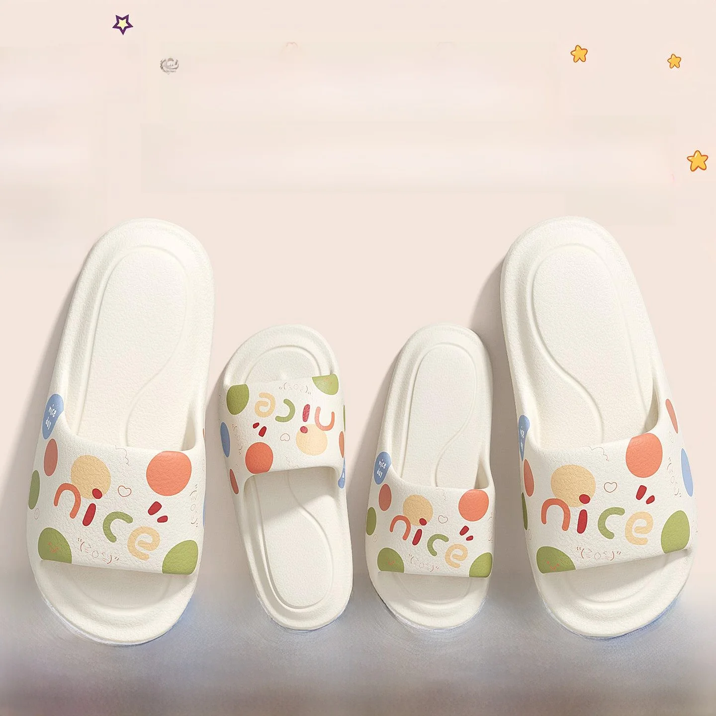 

Foldable Portable Travel Slippers Non-Slip Bath Slippers Disposable Hotel Flip Flops Lightweight Easy to Carry EVA Slippers