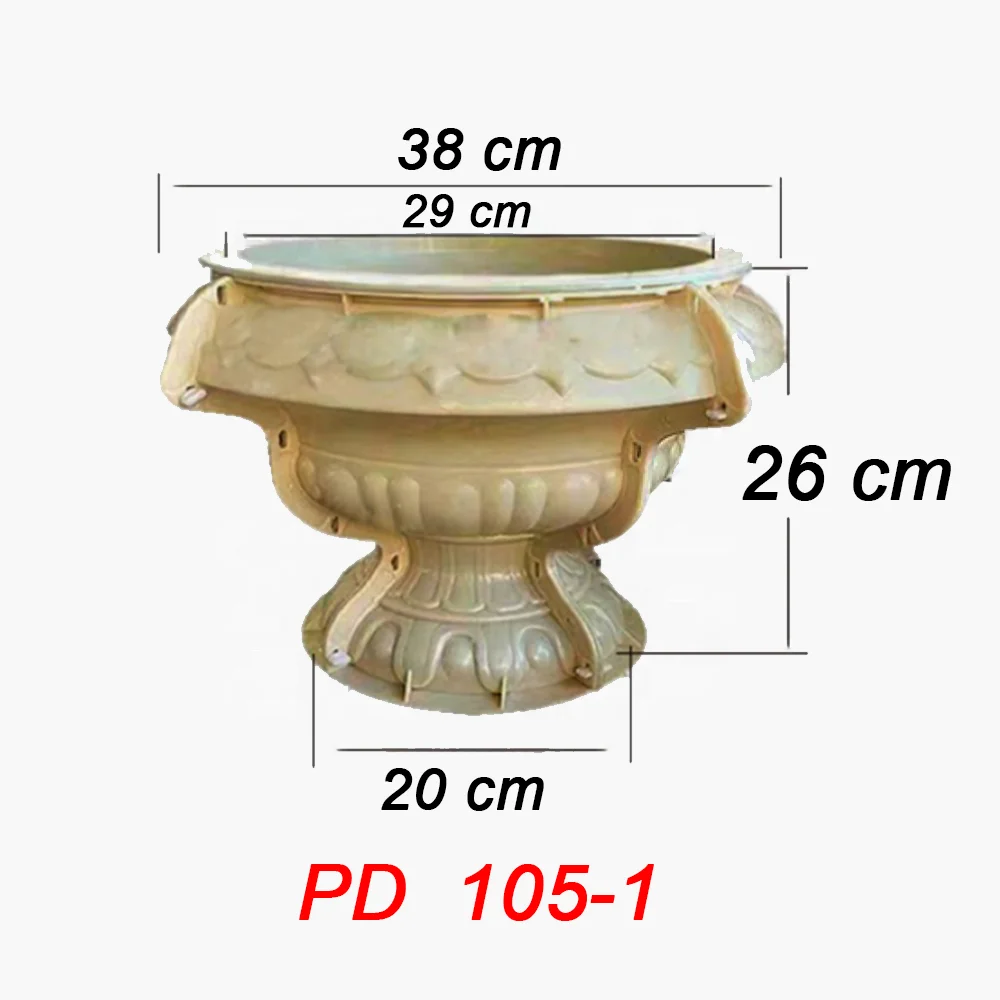 Moldes para macetas de alta calidad para proyectos de jardín DIY, moldes para macetas de hormigón, moldes de hormigón de plástico ABS para decoración del hogar