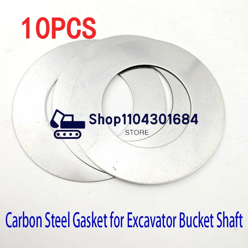 10pcs Excavator Bucket Shaft Bucket Pin Steel Sheet Iron Gasket Wear-resistant Shaft Washer