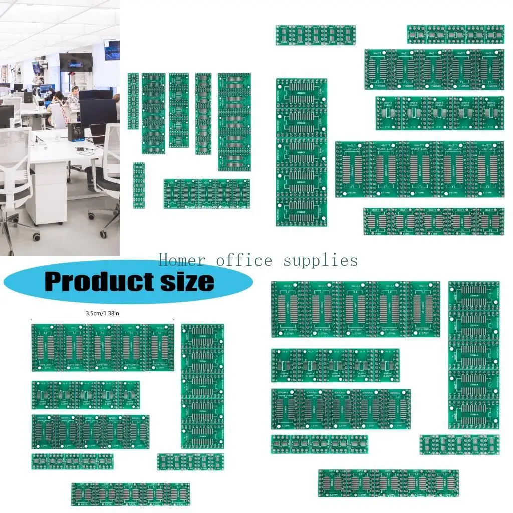 

K43B 35Pcs Portable Electronics Adapters Board For DIP SOP Circuit Conversion Tasks
