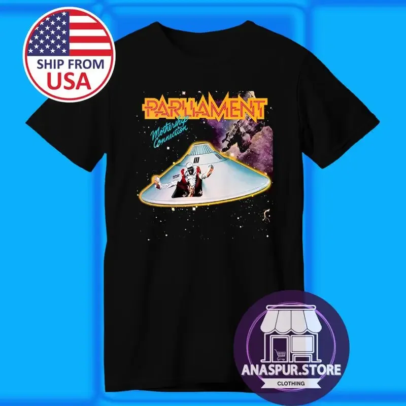 Parliament Mothership Connection Men'S Black Size S 5Xl