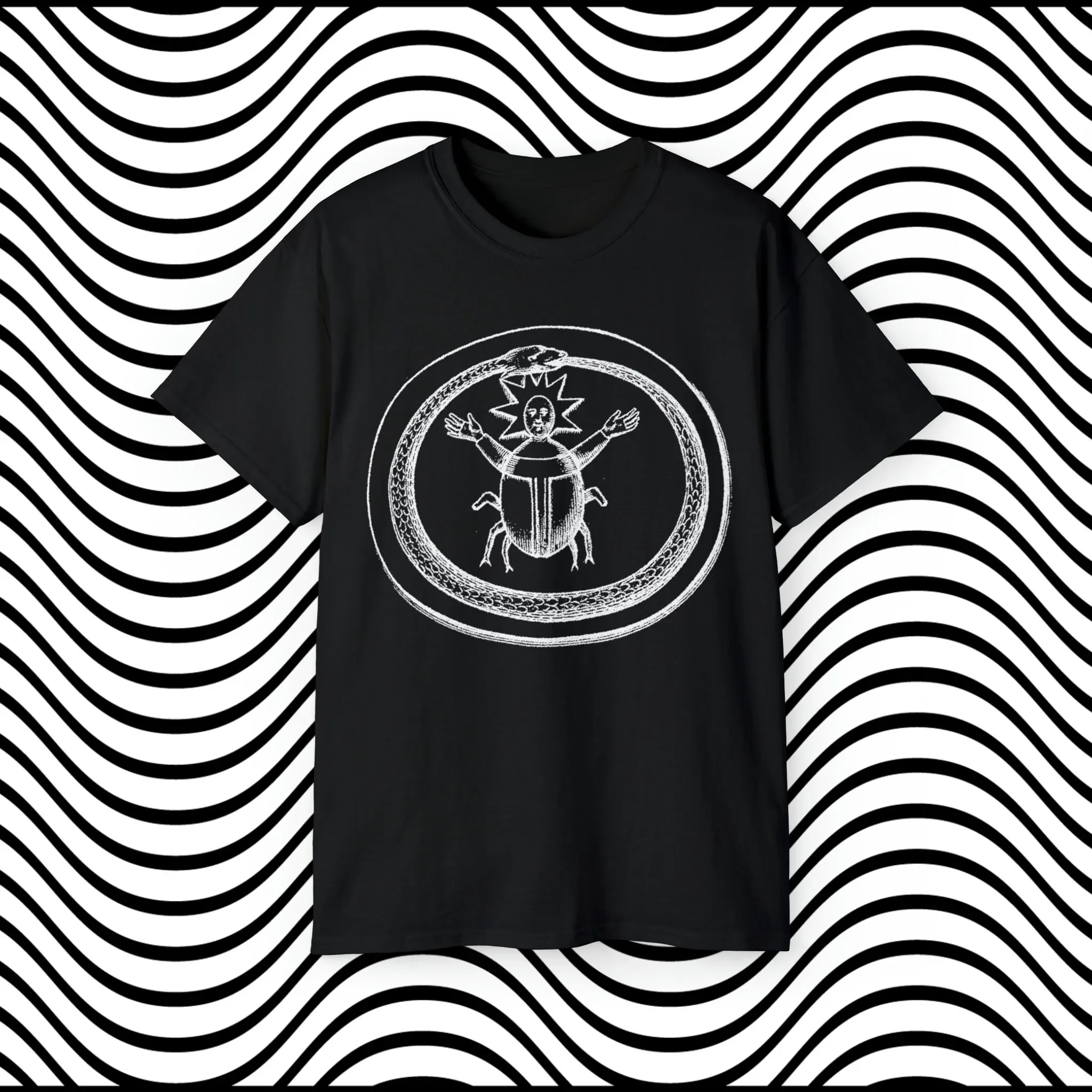 Ouroboros and Scarab Ultra Cotton T Shirt