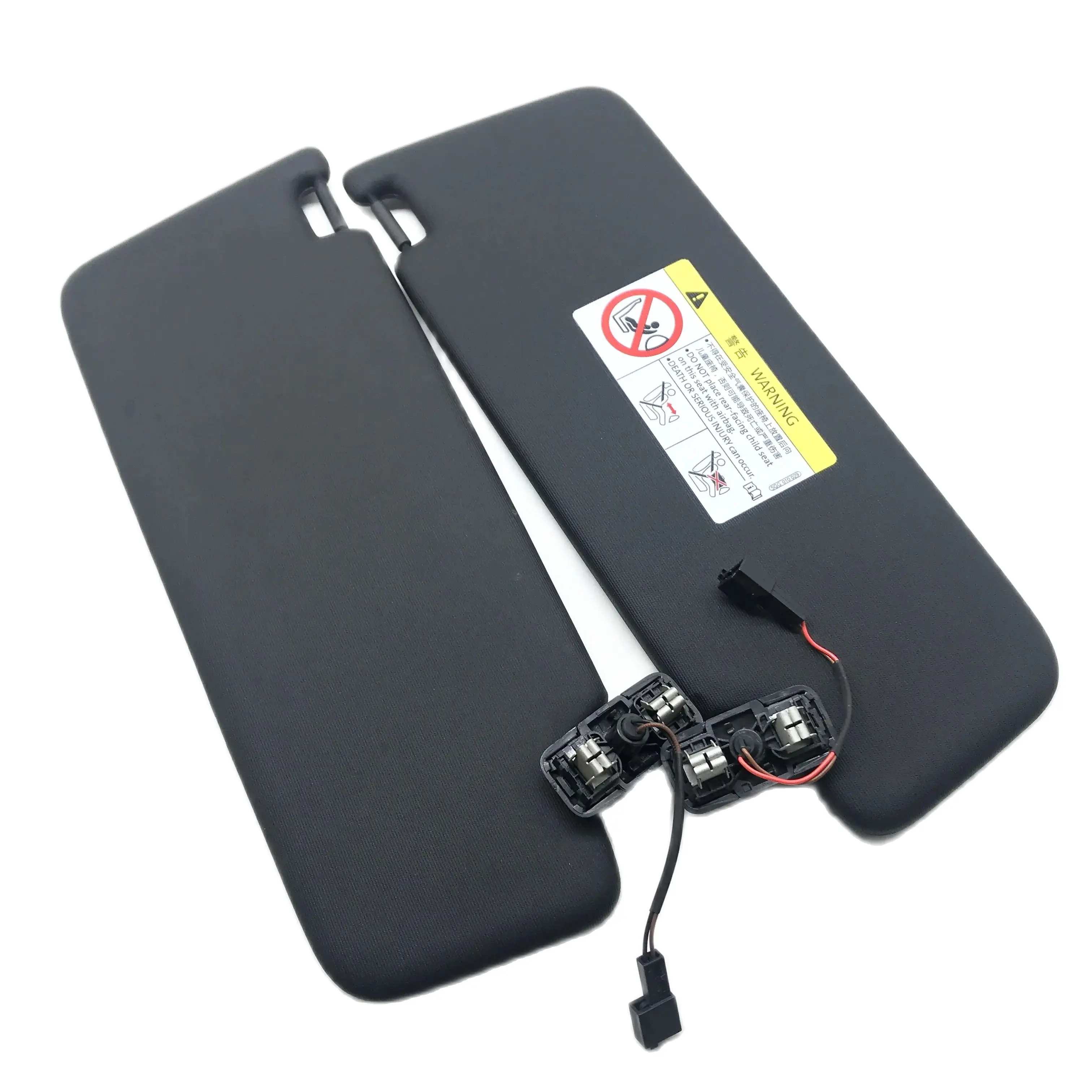 5GG857551 Black Front Sun Visor Panel With Makeup Mirror For VW