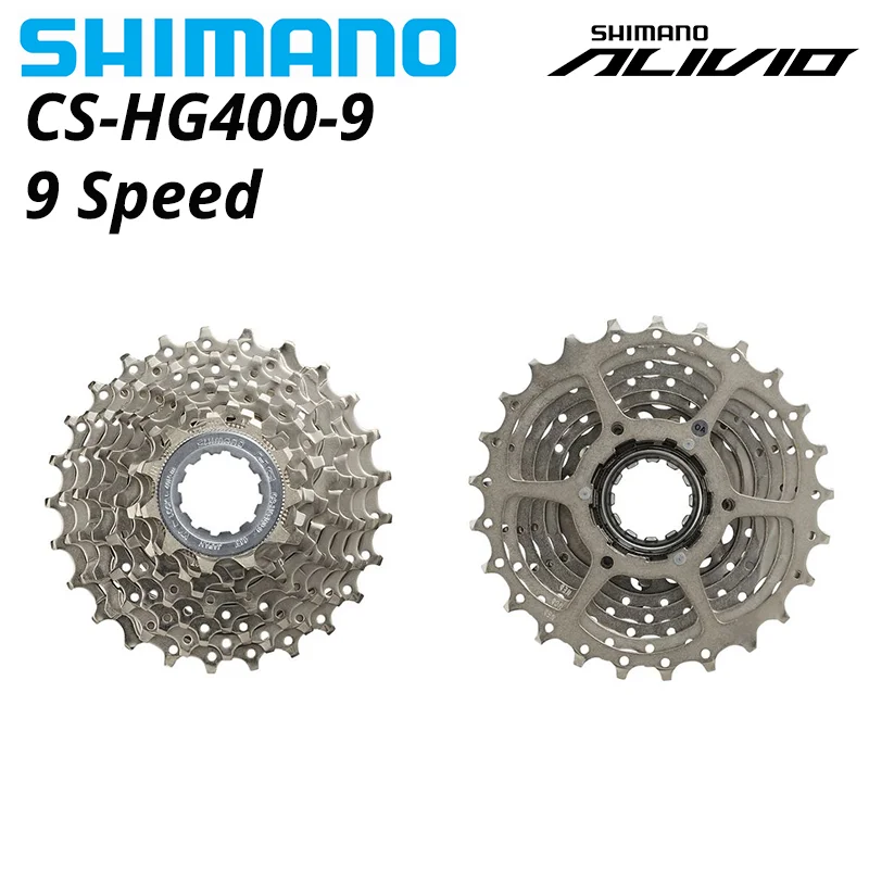 Shimano Alivio M4000 HG400-9 9 Speed Bike Cassette MTB Mountain Bicycle Freewheel HG400 9S 11-25T 11-28T 11-32T 11-34T 11-36T