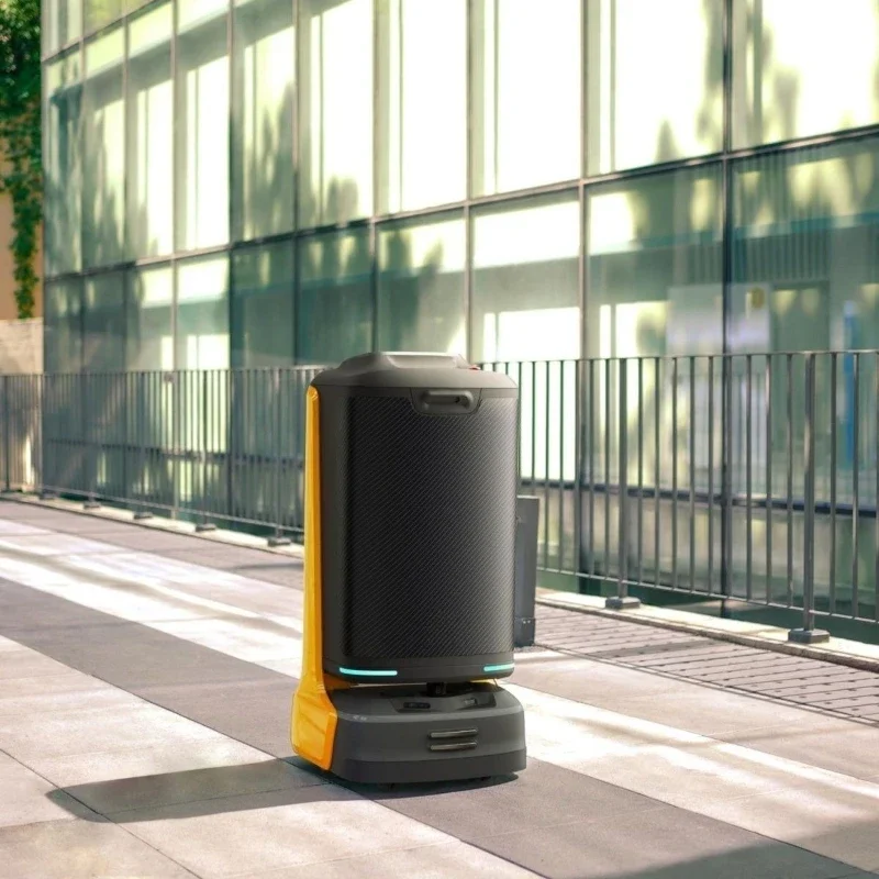 Intelligent hotel robot hotel hotel homestay food delivery, autonomous elevator phone reminder to welcome guests