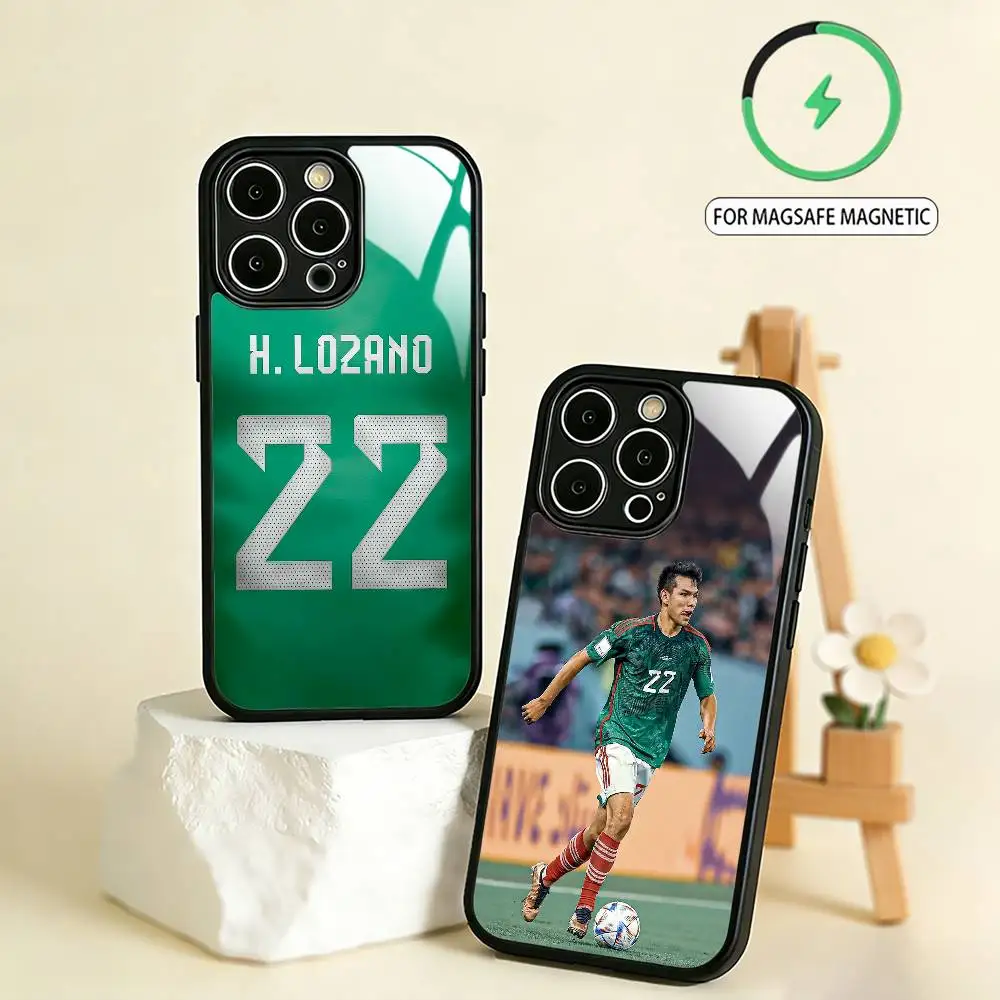 

Mexico H-Hirving Lozano Phone Case For iPhone17,16,15,14,13,12,11 Plus,Pro Max Magnetic For Magsafe Wireless Charging