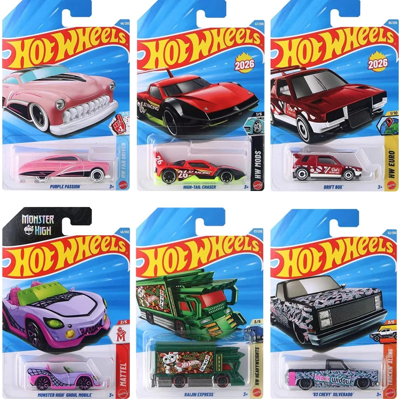 2026 جديد Hot Wheels C4982 نموذج سيارة SF90 MX-5 RAIJIN EXPRESS Diecast محاكاة مجموعة لعبة #1