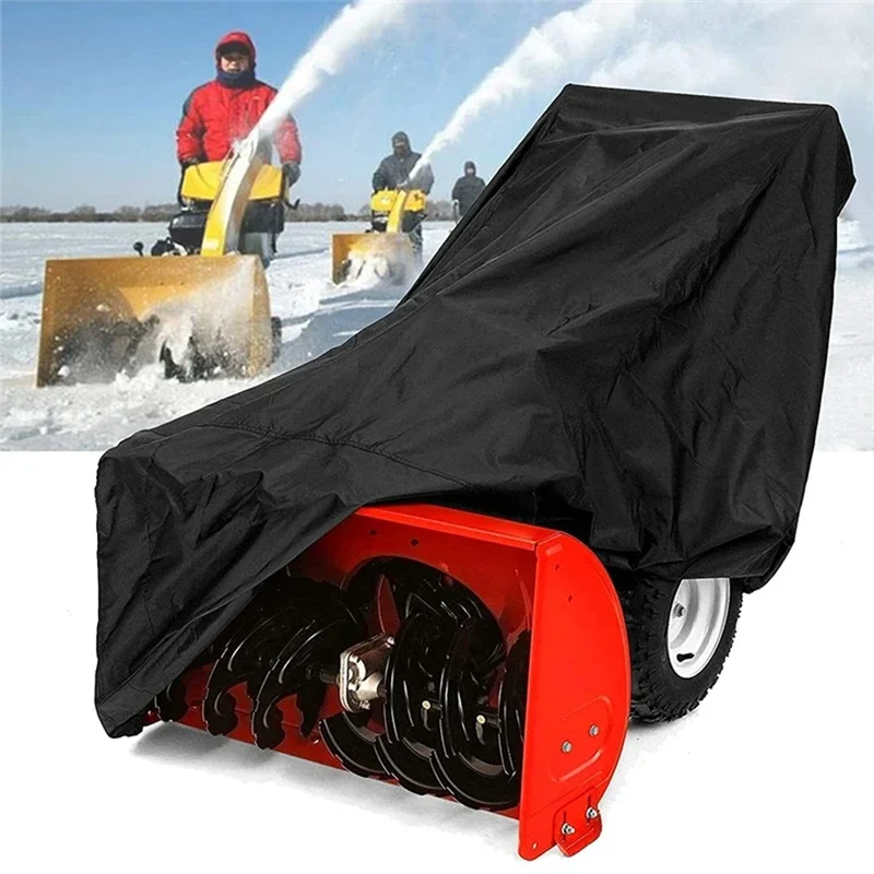 A84E-Snow Thrower Protective Case Electric Snow Remover Machine Outdoor Snow Blower Dust& Rainproof Cover Sunscreen