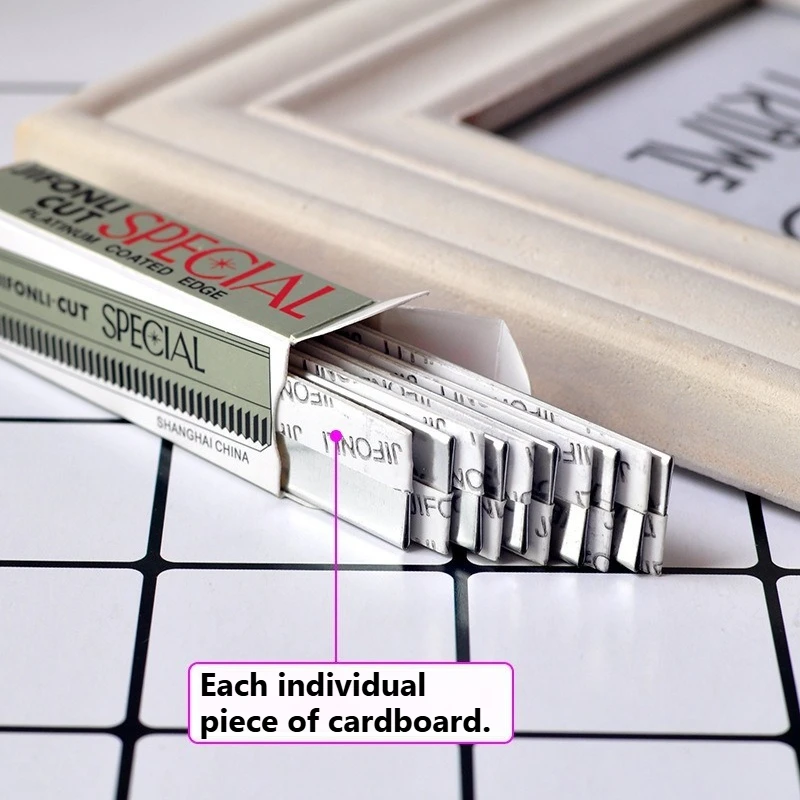 10/100 szt. Nożyczki do brwi, golarka do twarzy, narzędzia do depilacji, trymer, usuwanie włosów, stal nierdzewna, damskie brzytwy